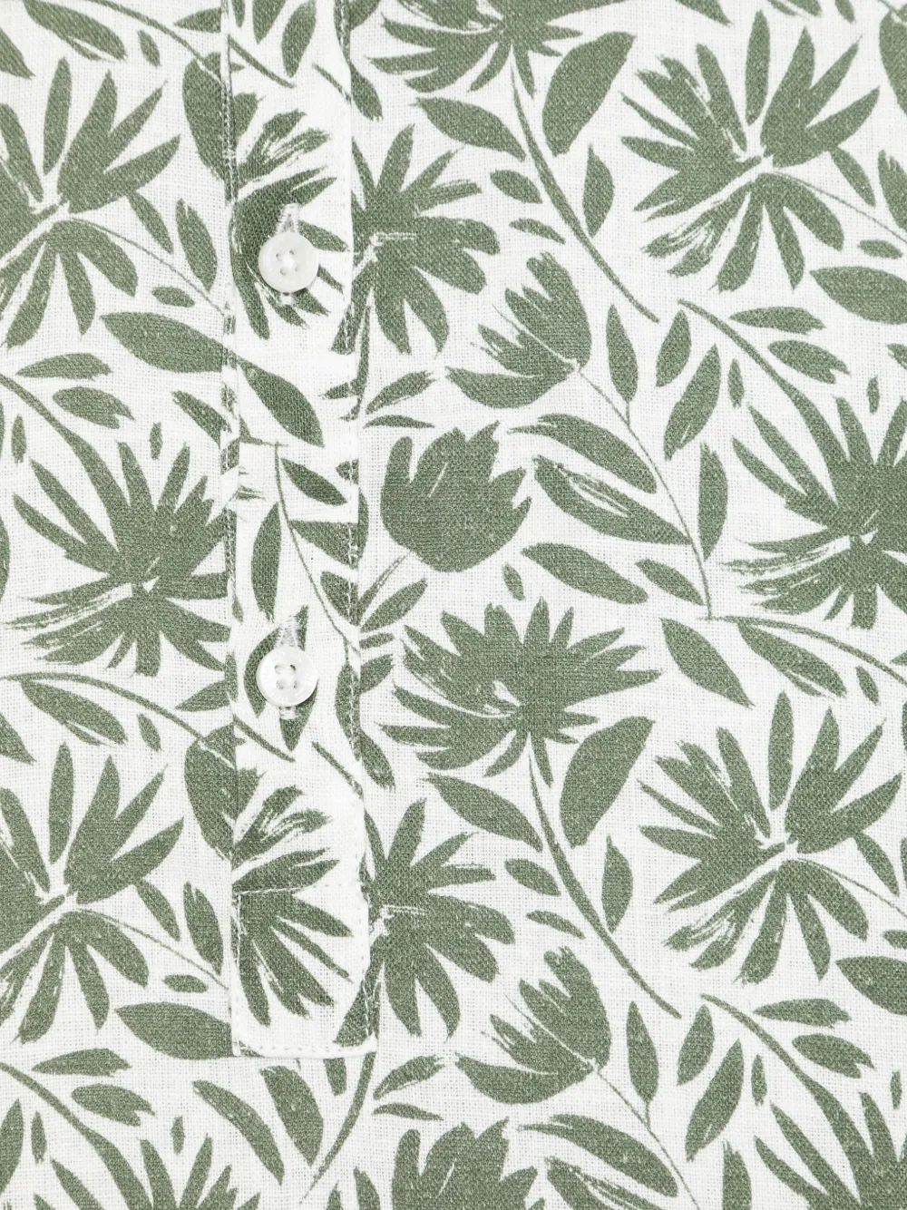 Paolo Pecora Kids Poloshirt met bloemenprint Wit