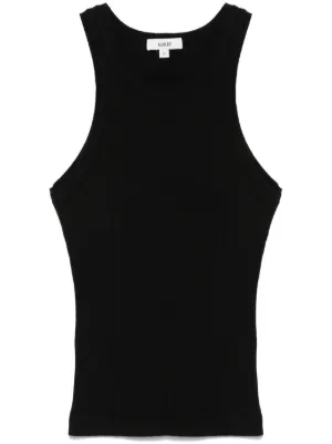 Baserange Heart Tank Top | Black | FARFETCH HK