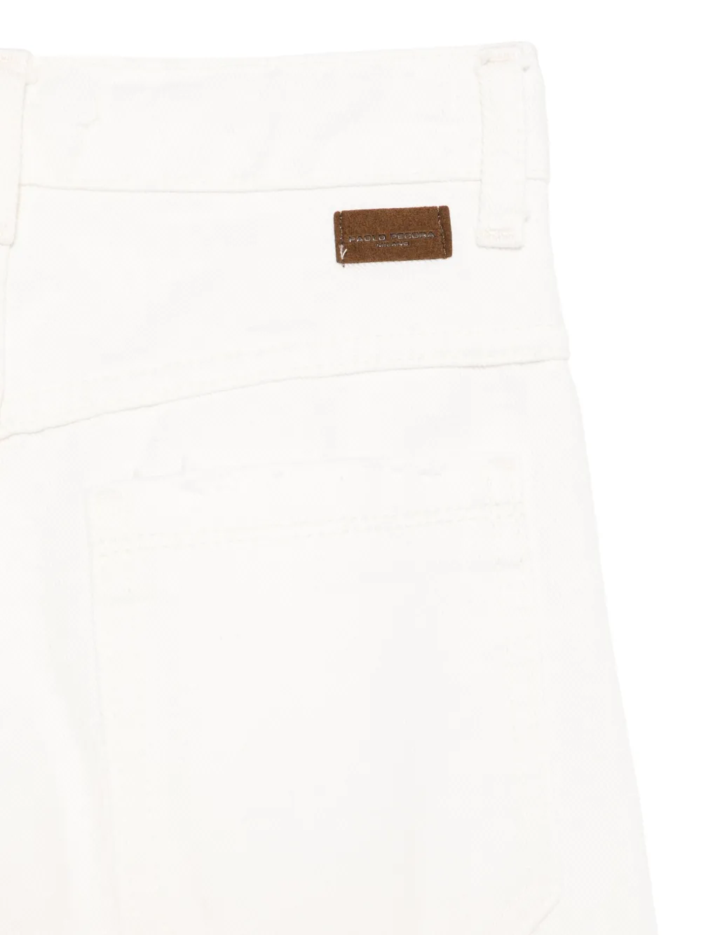 Paolo Pecora Kids Straight jeans Wit