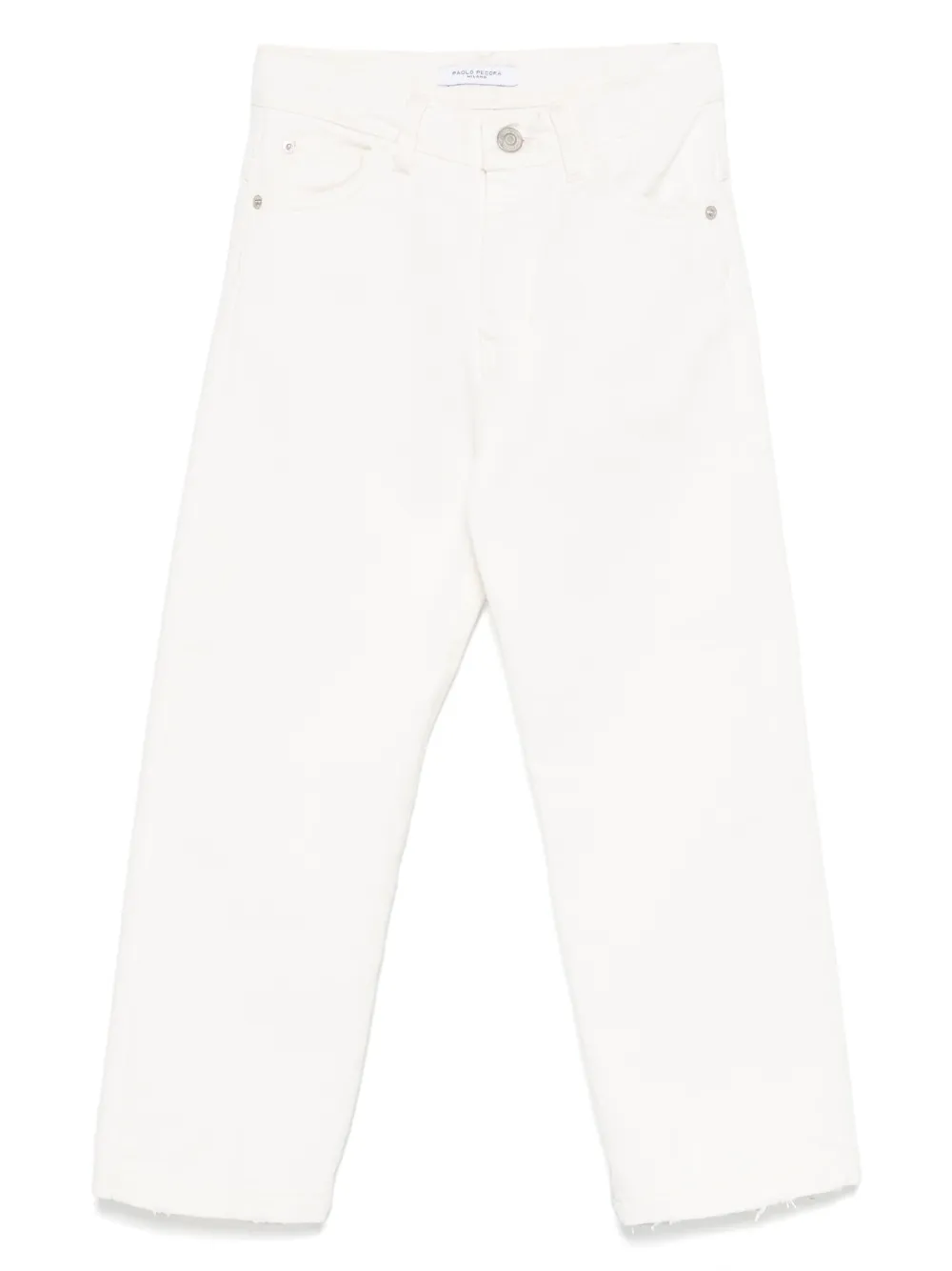 Paolo Pecora Kids Straight jeans Wit