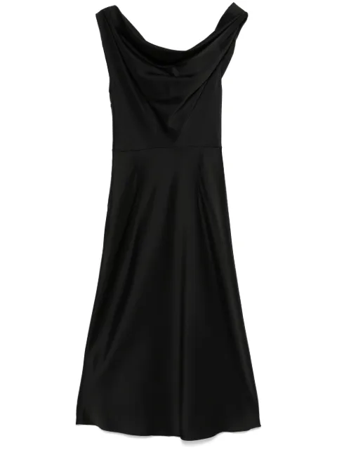 Blumarine cowl-neck midi dress