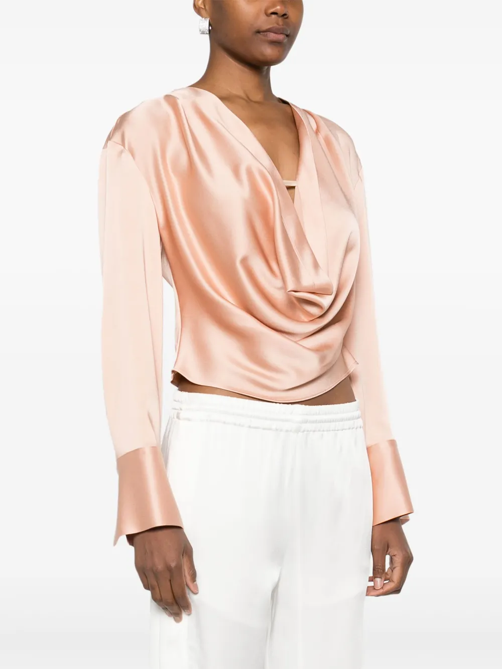 Blumarine Blouse met col Roze