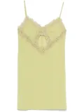 Blumarine corded-lace mini dress - Green