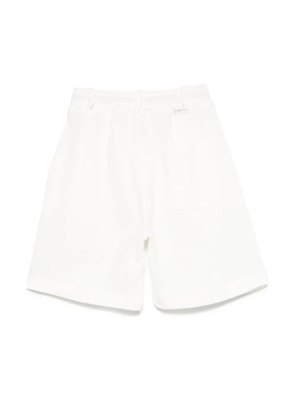 Paolo Pecora Kids Shorts met textuur - Wit