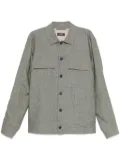 Peserico mélange-effect shirt jacket - Grey