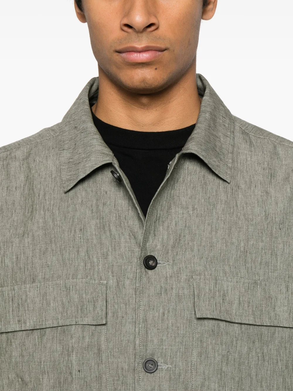 Peserico Gemêleerd shirtjack Grijs