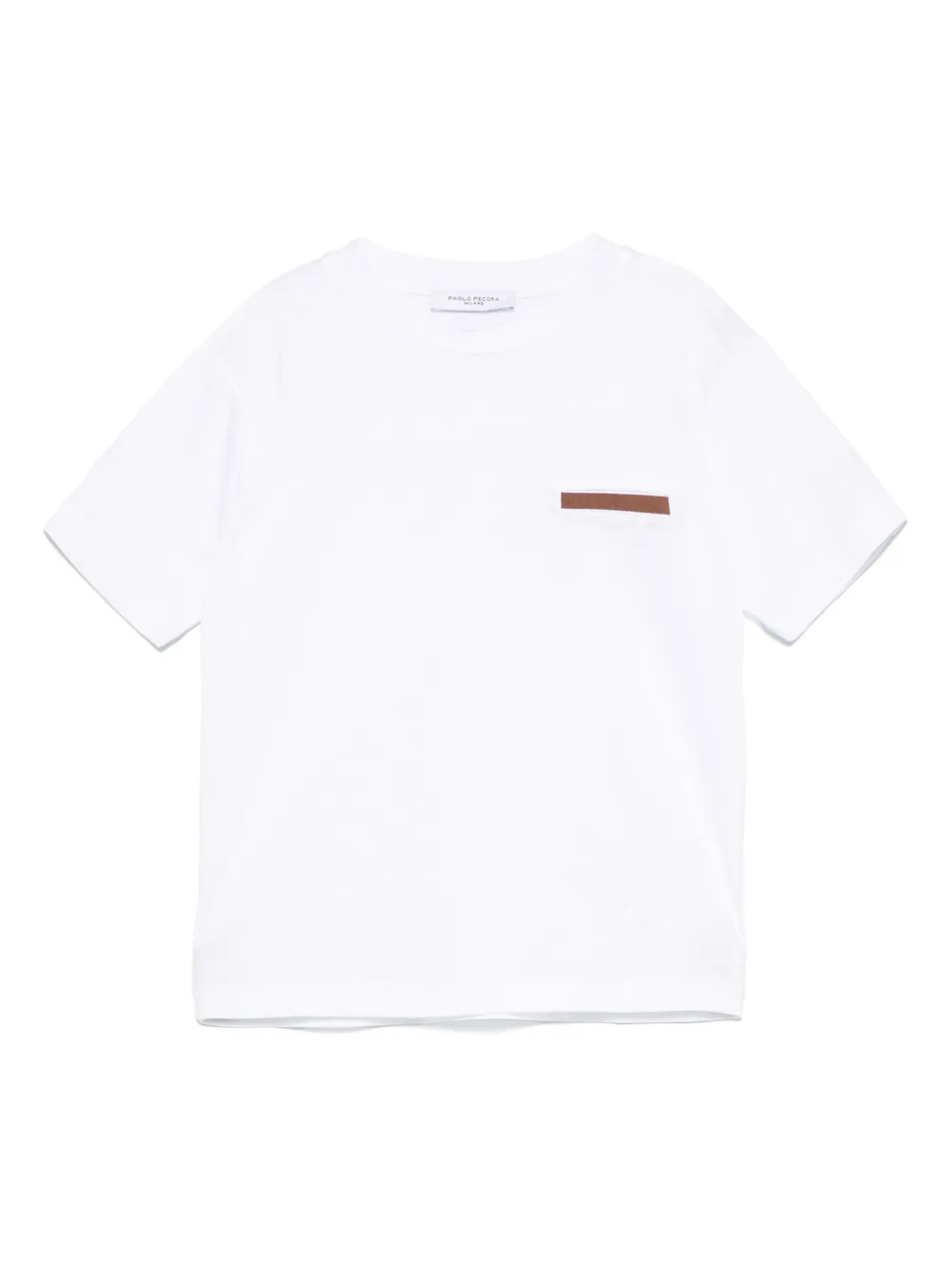 Paolo Pecora Kids faux pocket-detailed T-shirt | White | Image 1