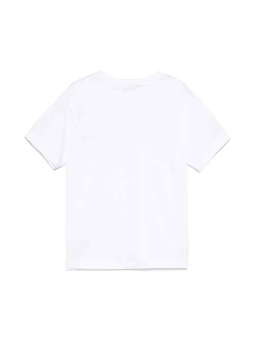 Paolo Pecora Kids T-shirt met imitatiezak - Wit