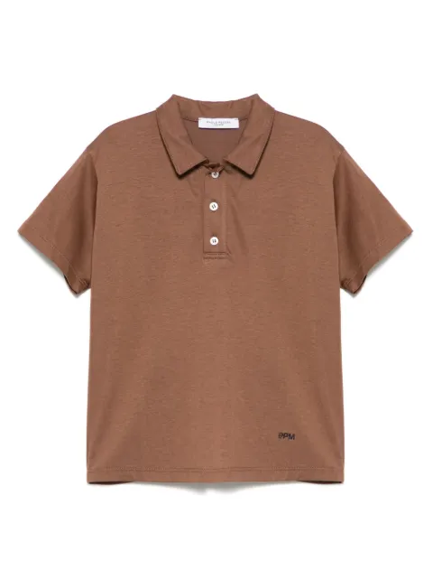 Paolo Pecora Kids logo-embroidered polo shirt