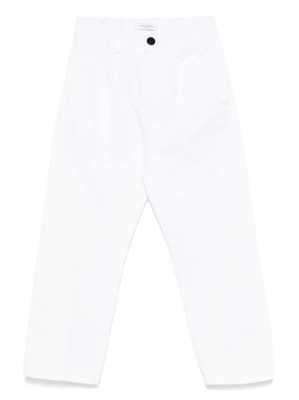 Paolo Pecora Kids Straight chino Wit