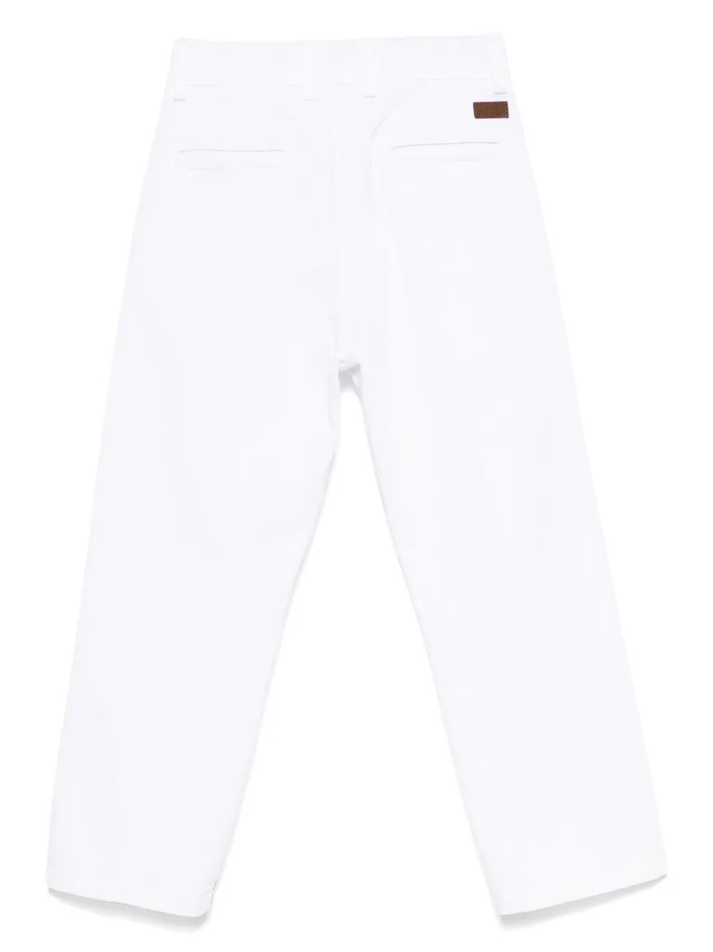 Paolo Pecora Kids Straight chino - Wit