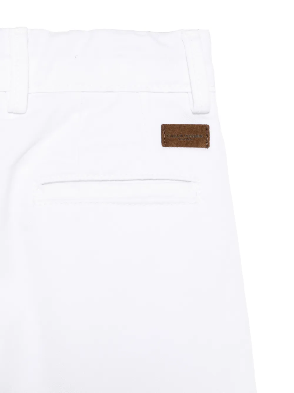 Paolo Pecora Kids Straight chino Wit
