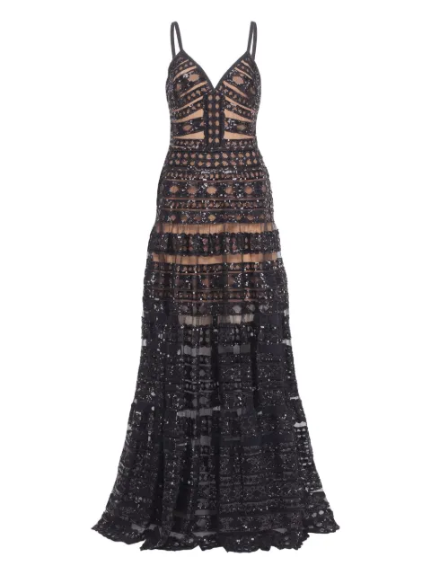 Elie Saab vestido con tul bordado