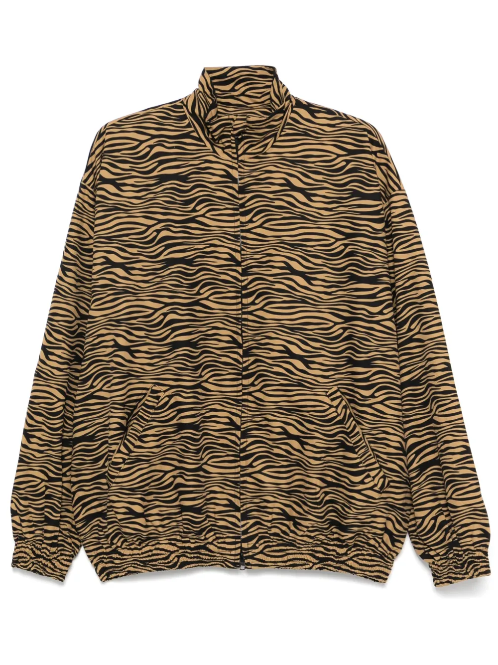 tiger-stripes jacket