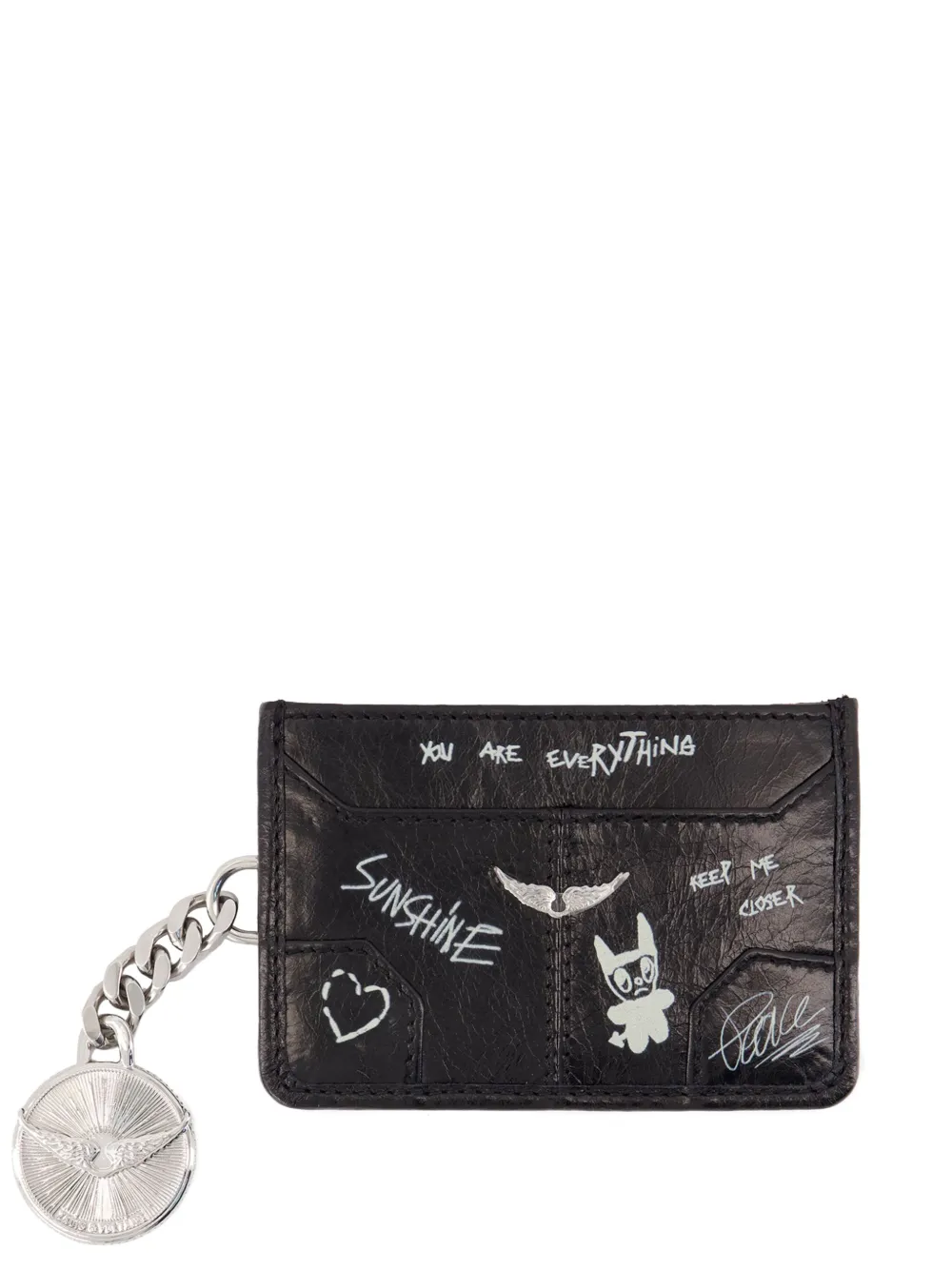 Zadig&Voltaire Sunny Pass Tag pasjeshouder Zwart