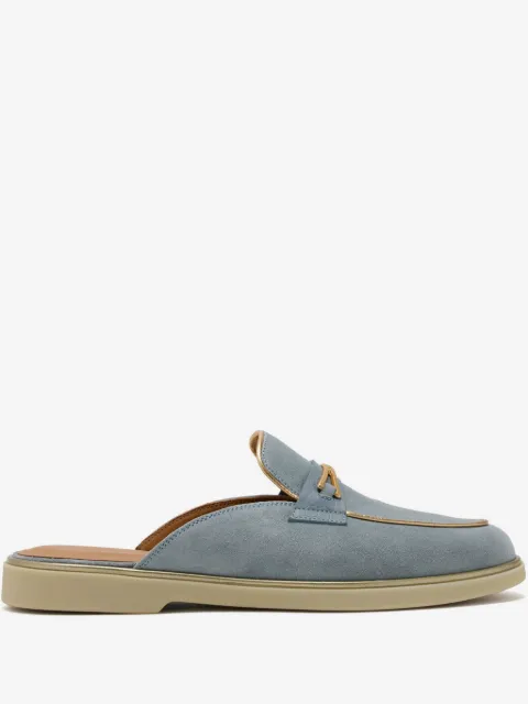 Magnanni mules à logo gravé