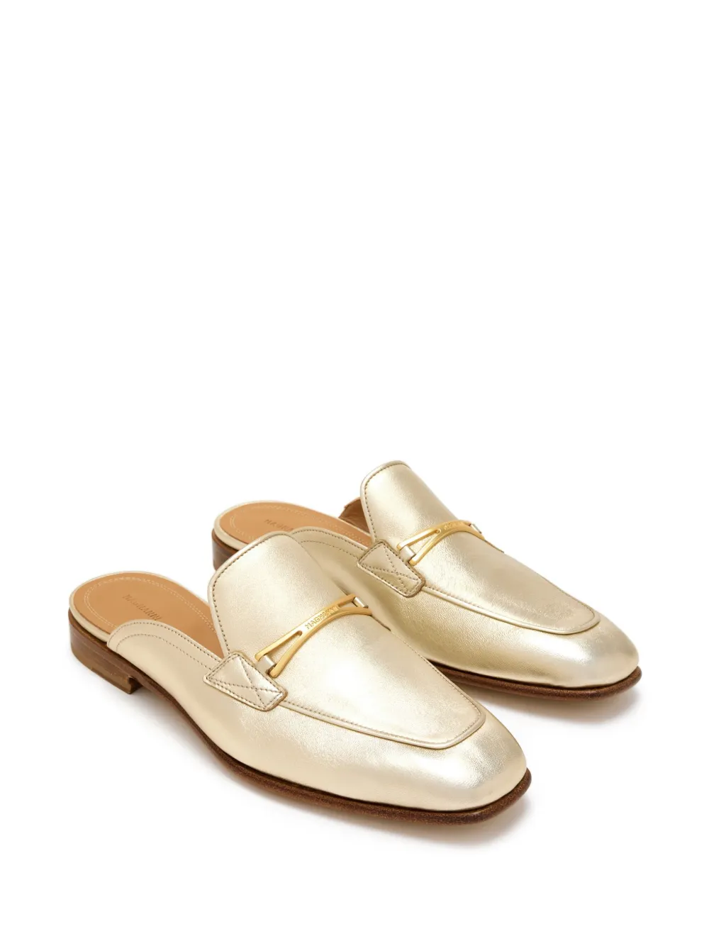 Magnanni metallic-effect mules - Goud