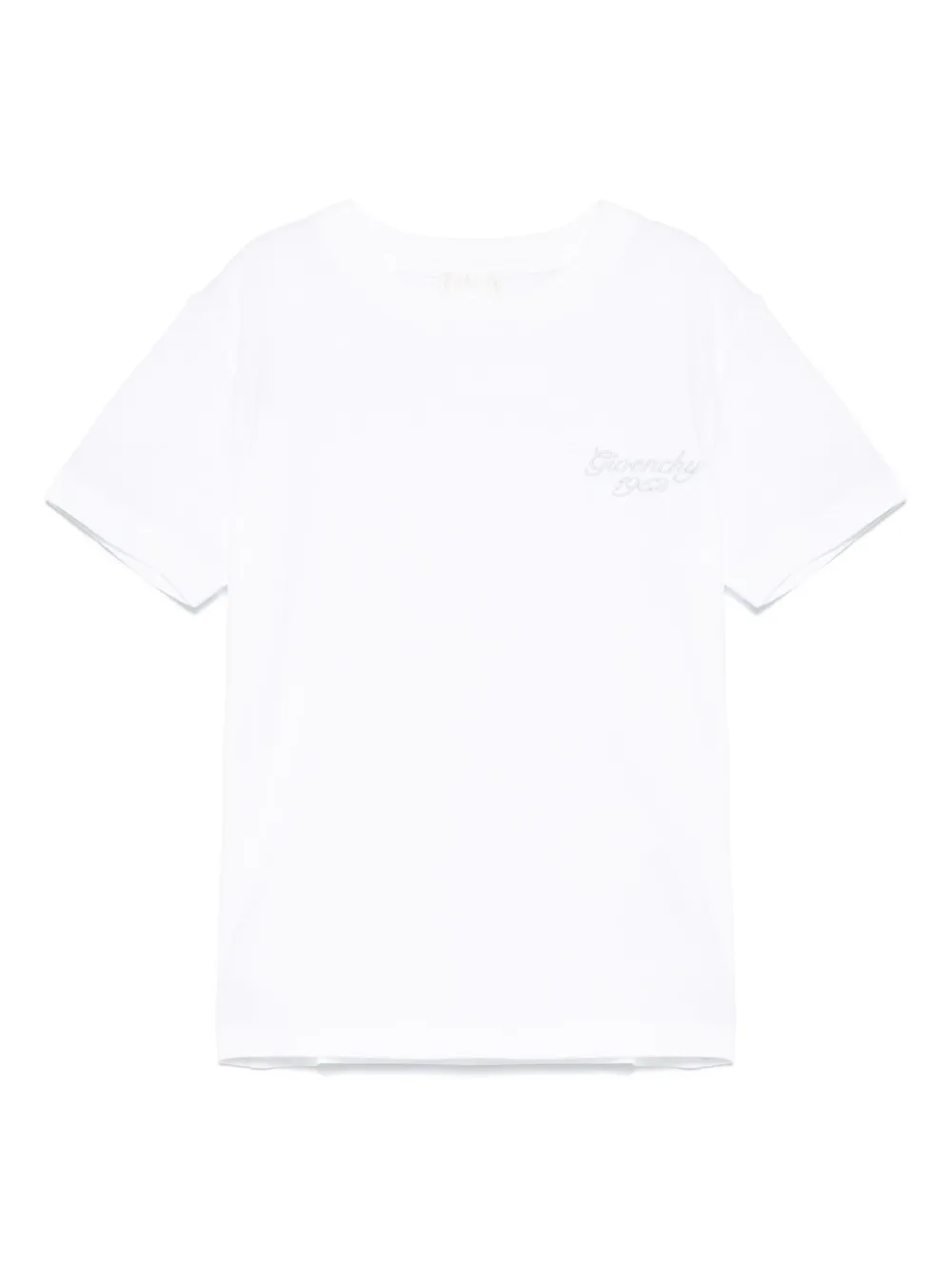 Givenchy Kids T-shirt met geborduurd logo Wit