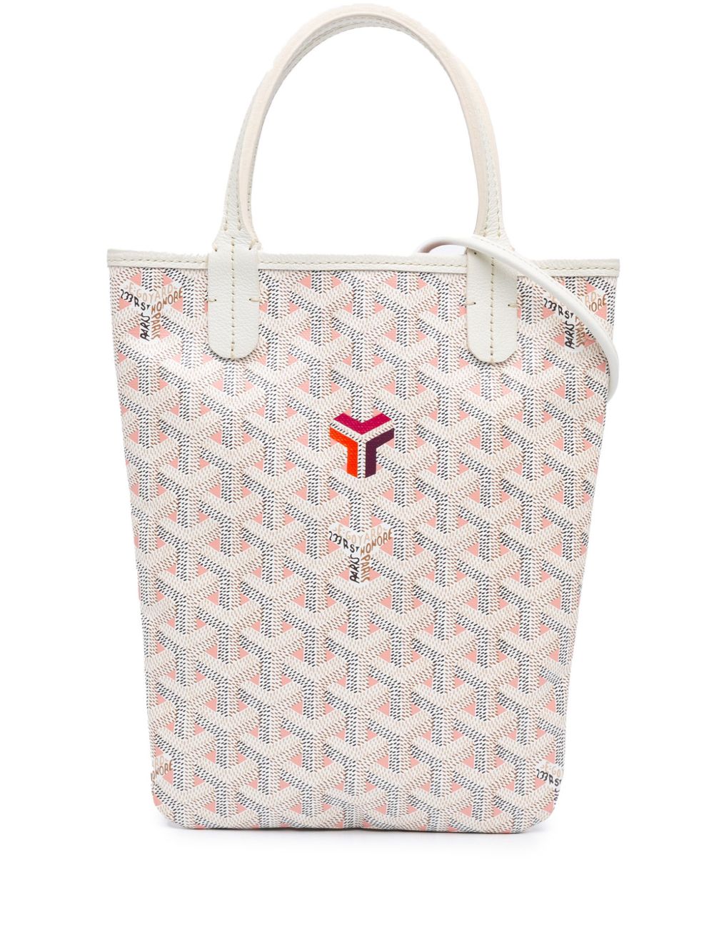 Goyard Pre-Owned 2021 Goyardine Poitiers Claire Voie satchel - White