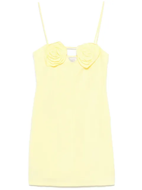 Blumarine floral-appliqué mini dress