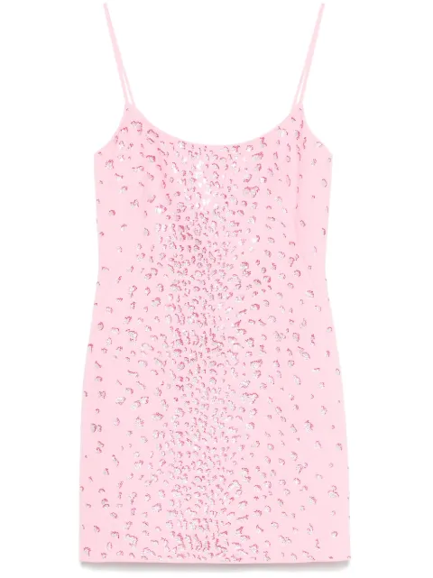 Blumarine crystal-embellished mini dress