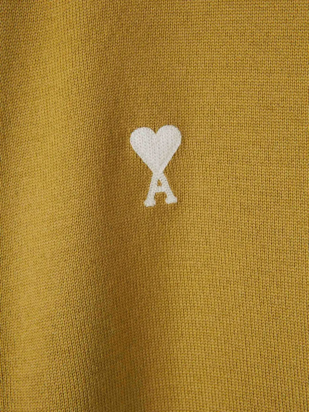 AMI Paris Ami de Coeur vest Geel
