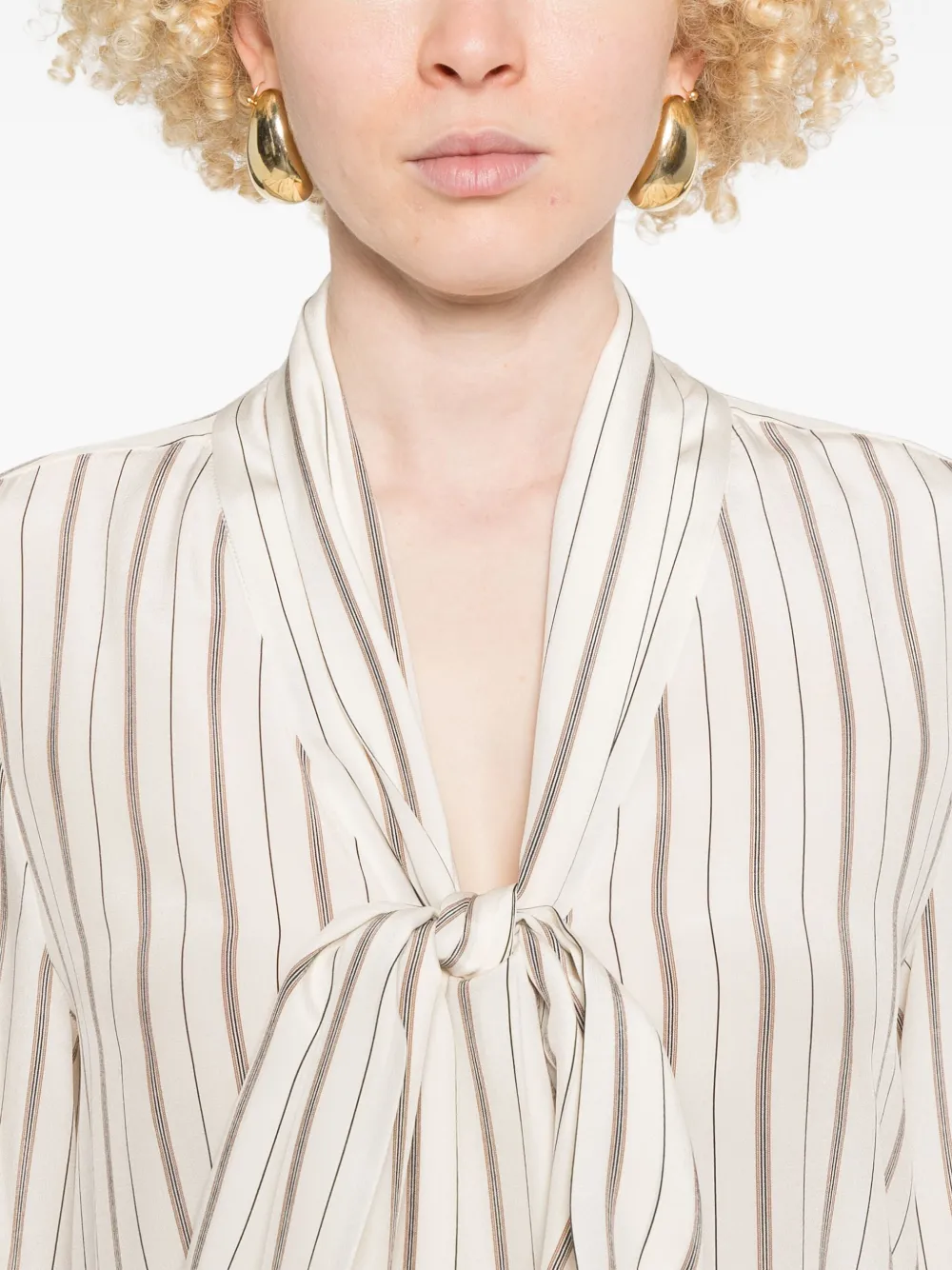 Nili Lotan Angelique blouse Beige