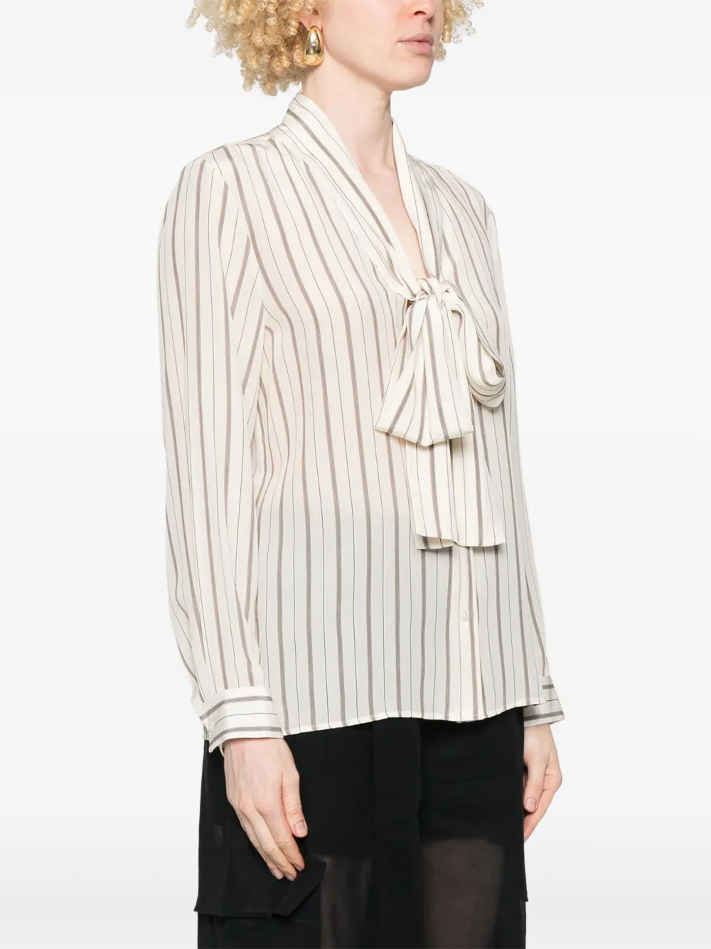 Nili Lotan Angelique blouse Beige