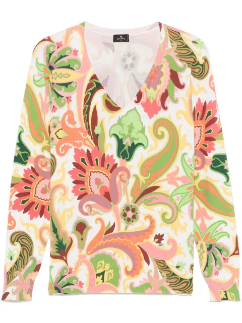 ETRO Top con stampa paisley