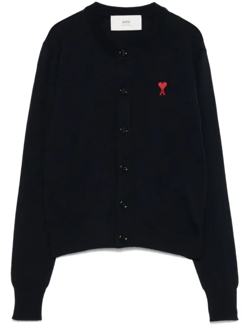 Cardigan à motif Ami de Cœur - AMI Paris - Modalova
