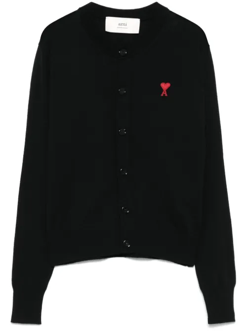 Cardigan à motif Ami de Cœur - AMI Paris - Modalova