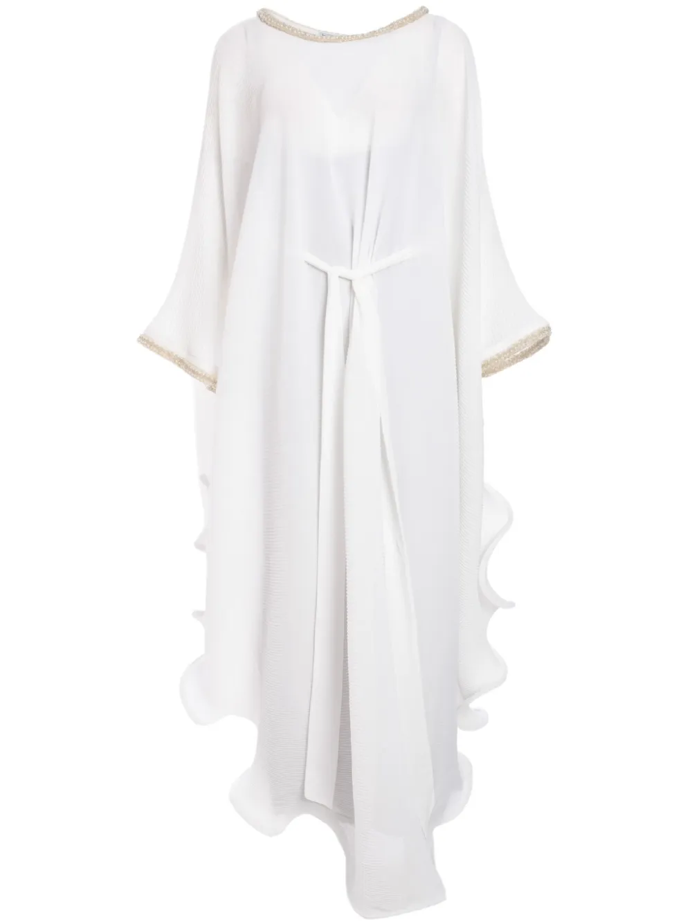 Baruni slip dress removible con mostacillas | blanco | Image 1