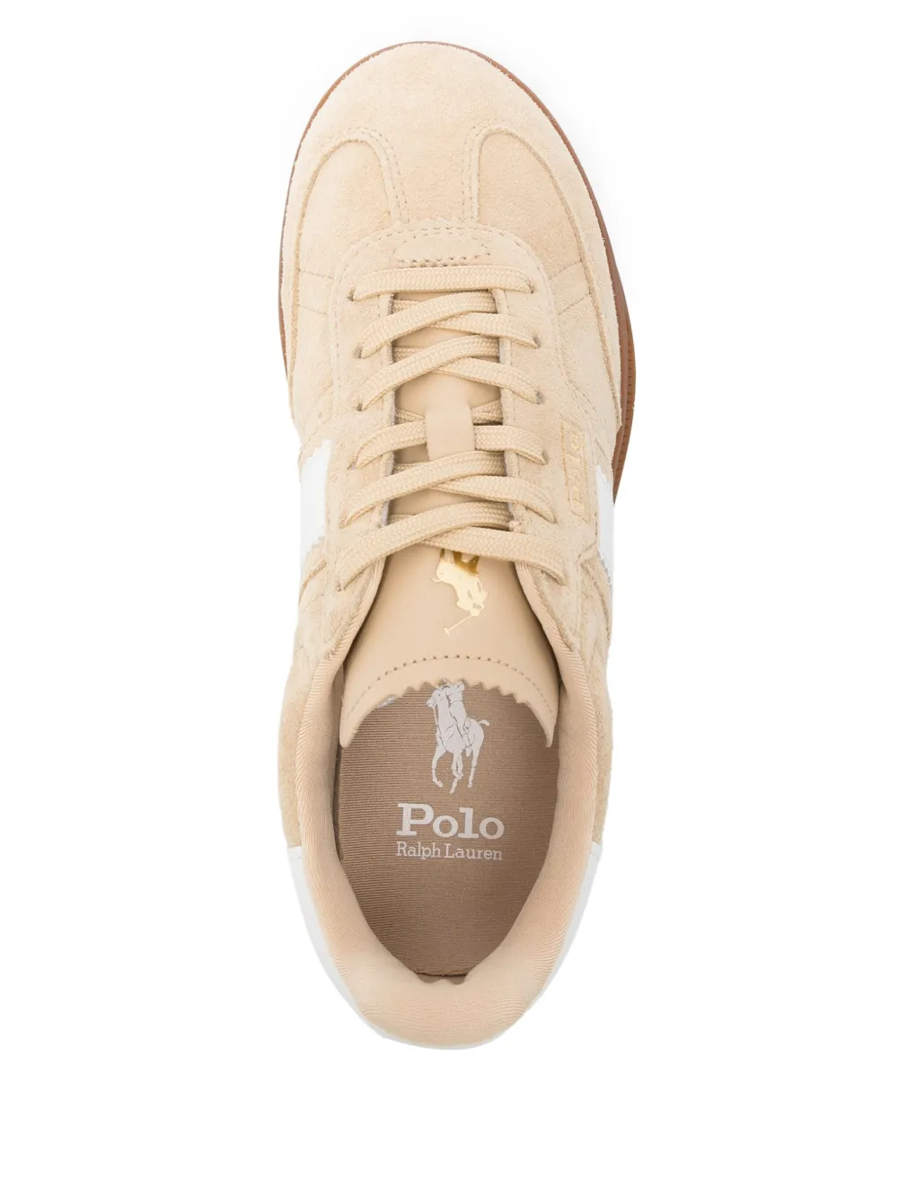 Polo Ralph Lauren Heritage Area suède sneakers Beige