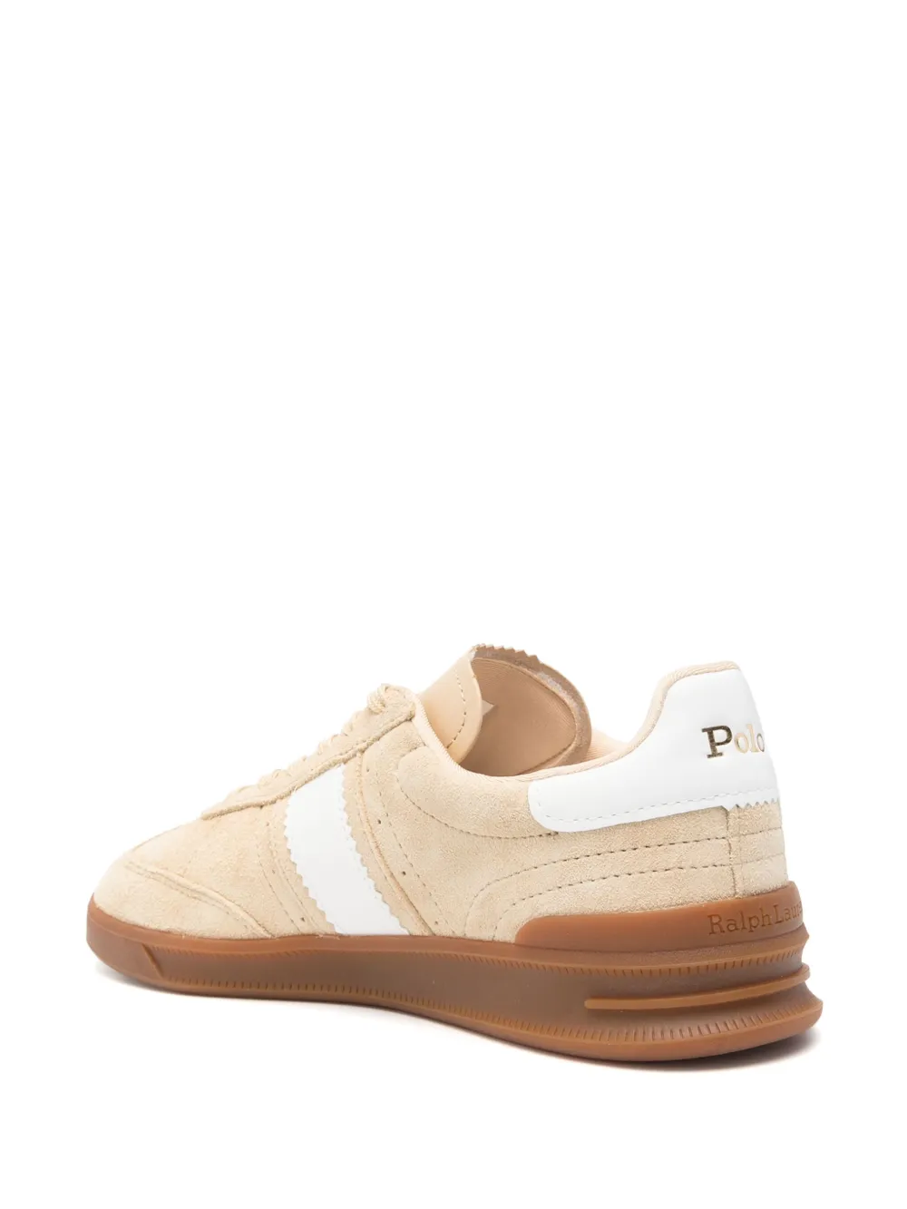 Polo Ralph Lauren Heritage Area suède sneakers Beige