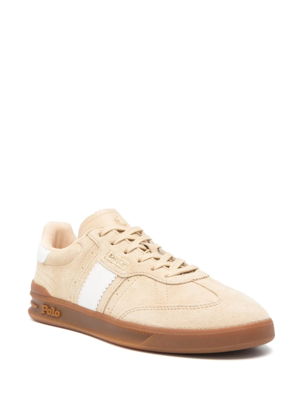 Polo Ralph Lauren Heritage Area suède sneakers Beige