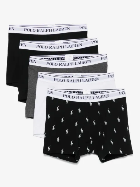 Polo Ralph Lauren logo-waistband boxers (pack of five)