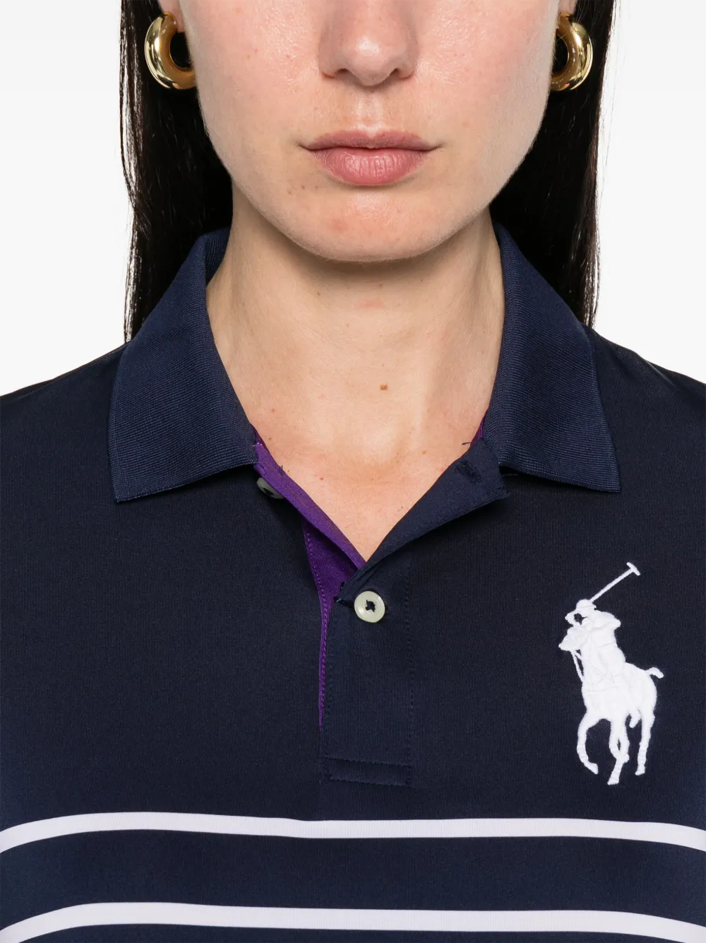 Polo Ralph Lauren Poloshirt met borduurwerk Blauw
