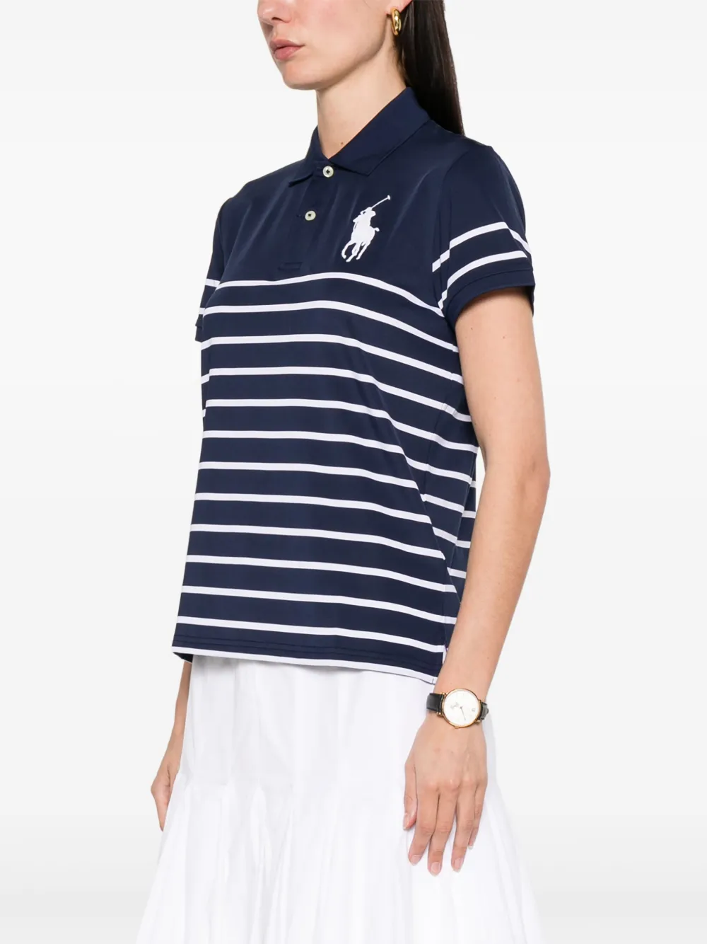 Polo Ralph Lauren Poloshirt met borduurwerk Blauw