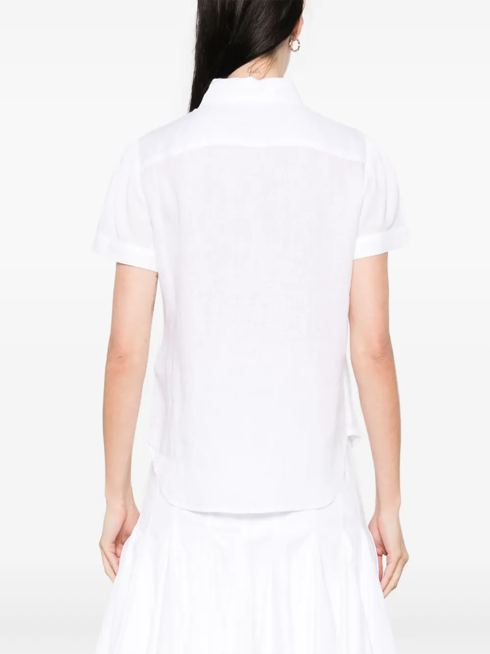 Polo Ralph Lauren Linnen blouse Wit