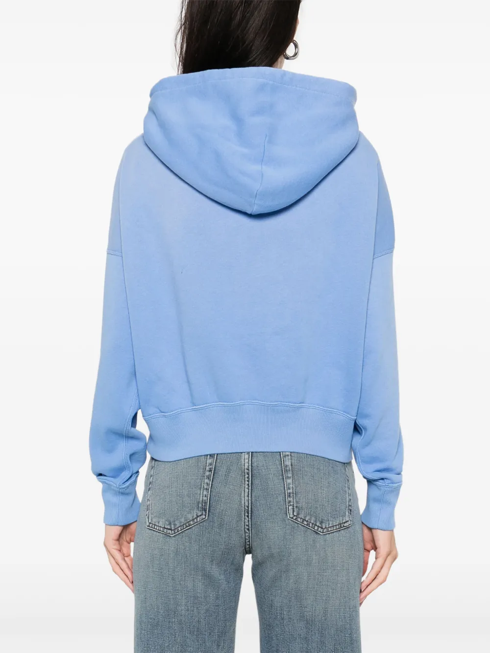 Polo Ralph Lauren Polo Bear Embroidered Fleece Graphic Hoodie In Blue