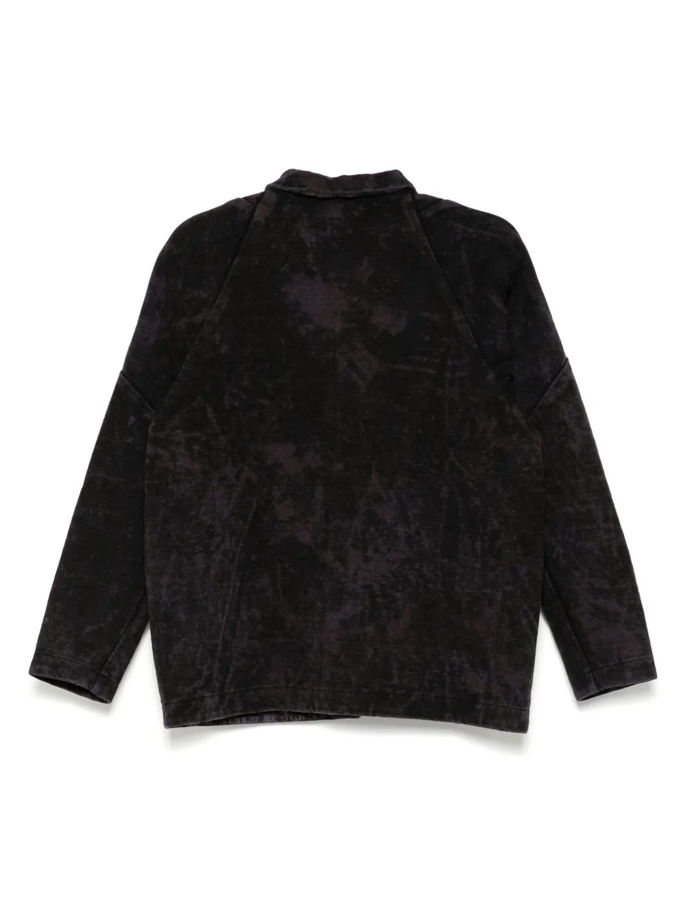 Stain Shade tie-dye shirt jacket - Zwart