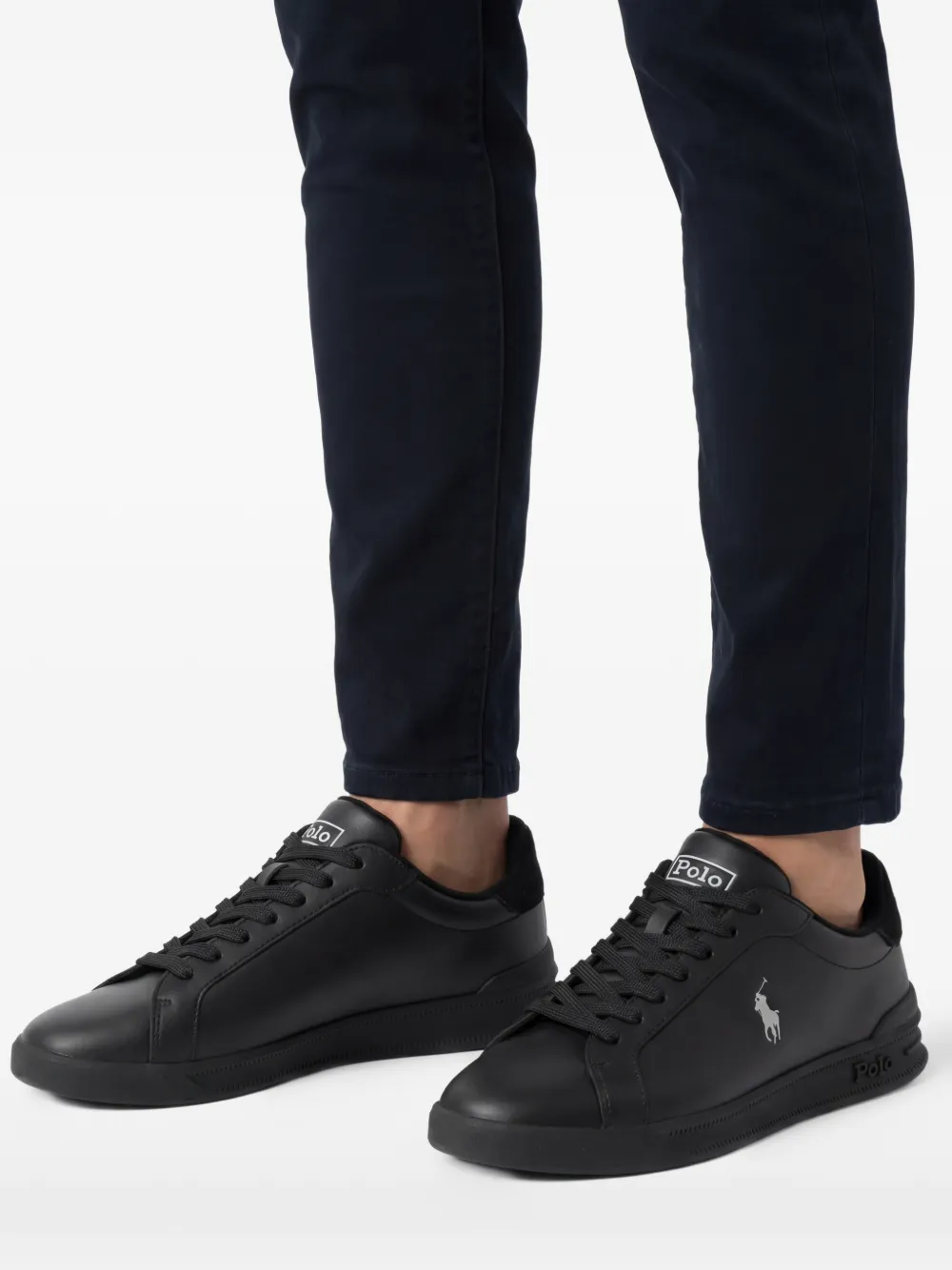 Polo Ralph Lauren Heritage Court II sneakers Zwart