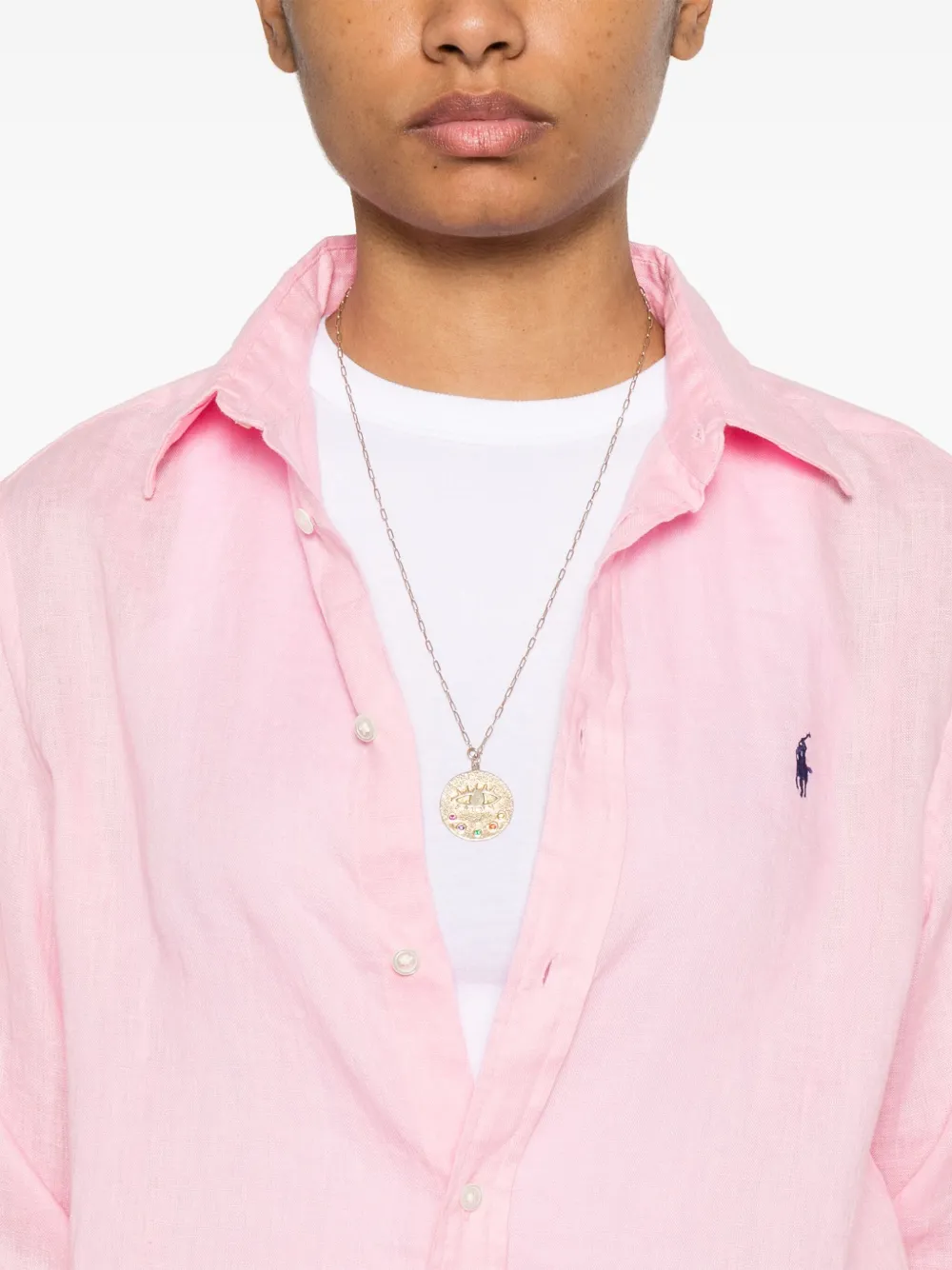Polo Ralph Lauren Linnen blouse Roze