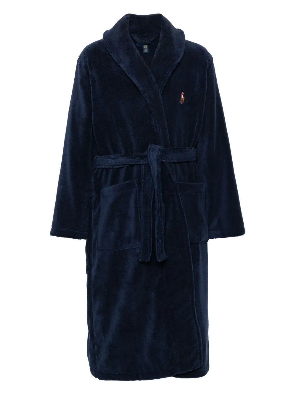 Polo Pony-embroidered robe