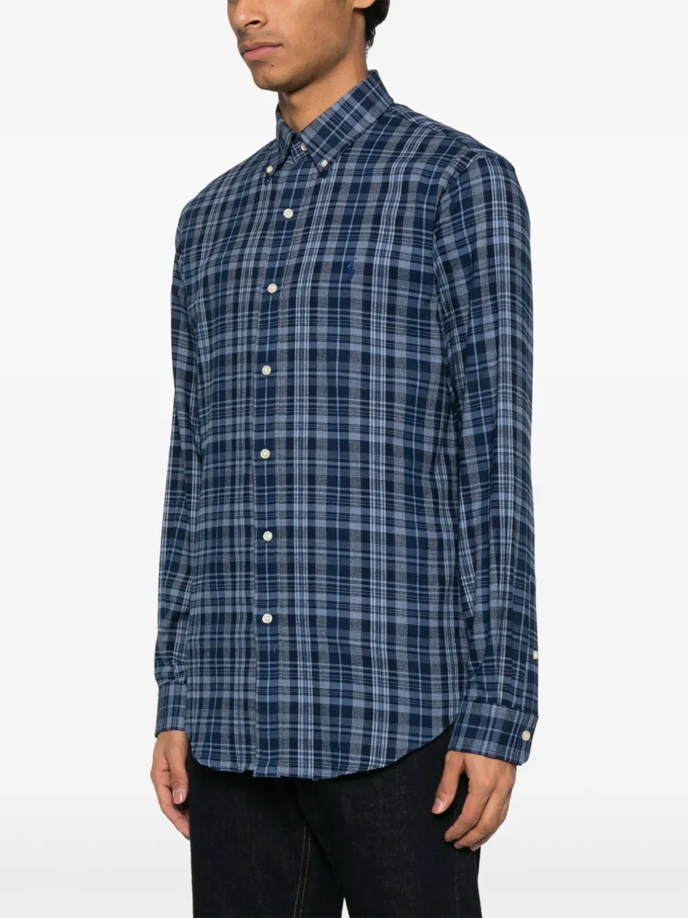 Polo Ralph Lauren Geruit overhemd Blauw