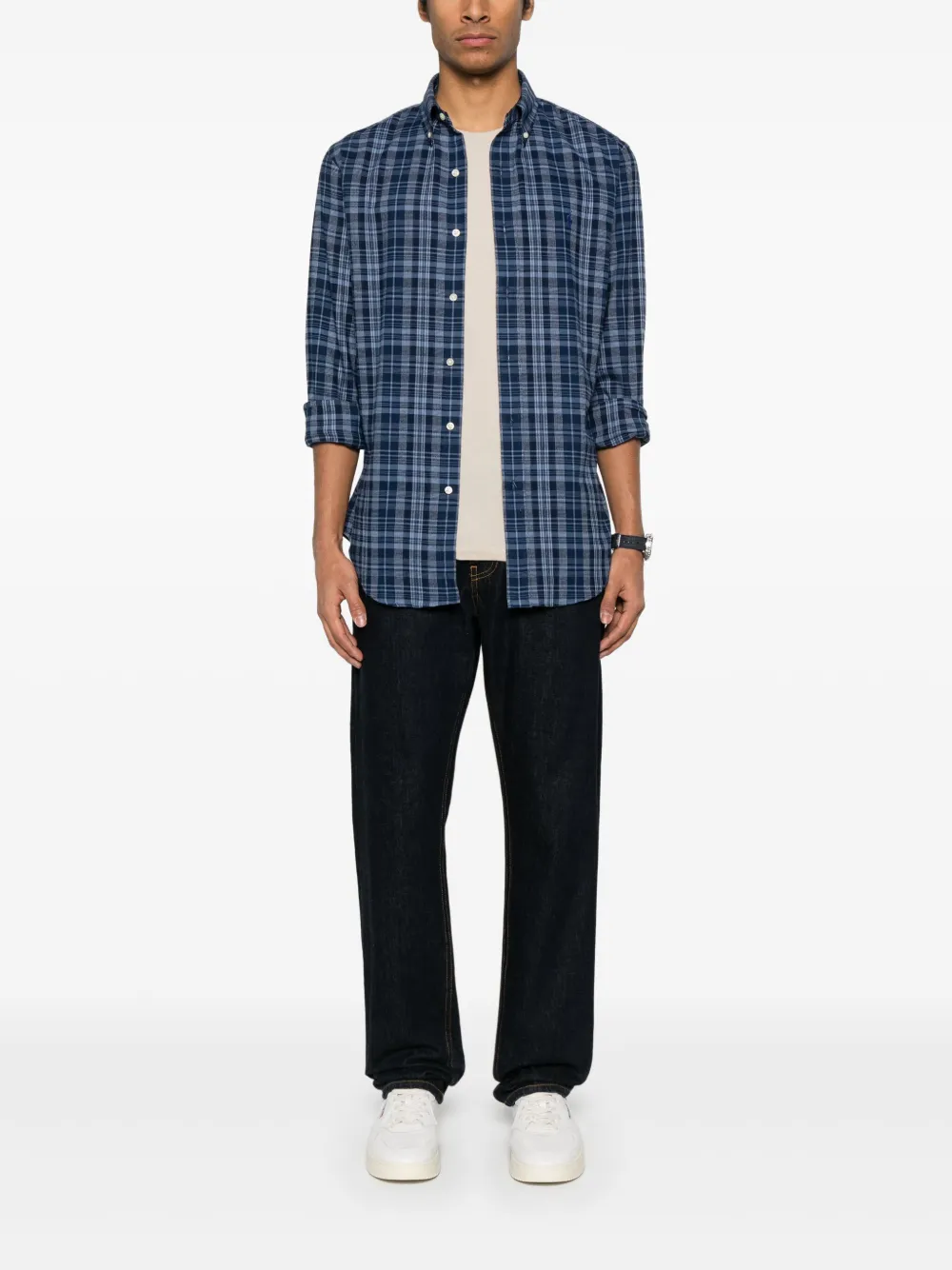 Polo Ralph Lauren Geruit overhemd Blauw