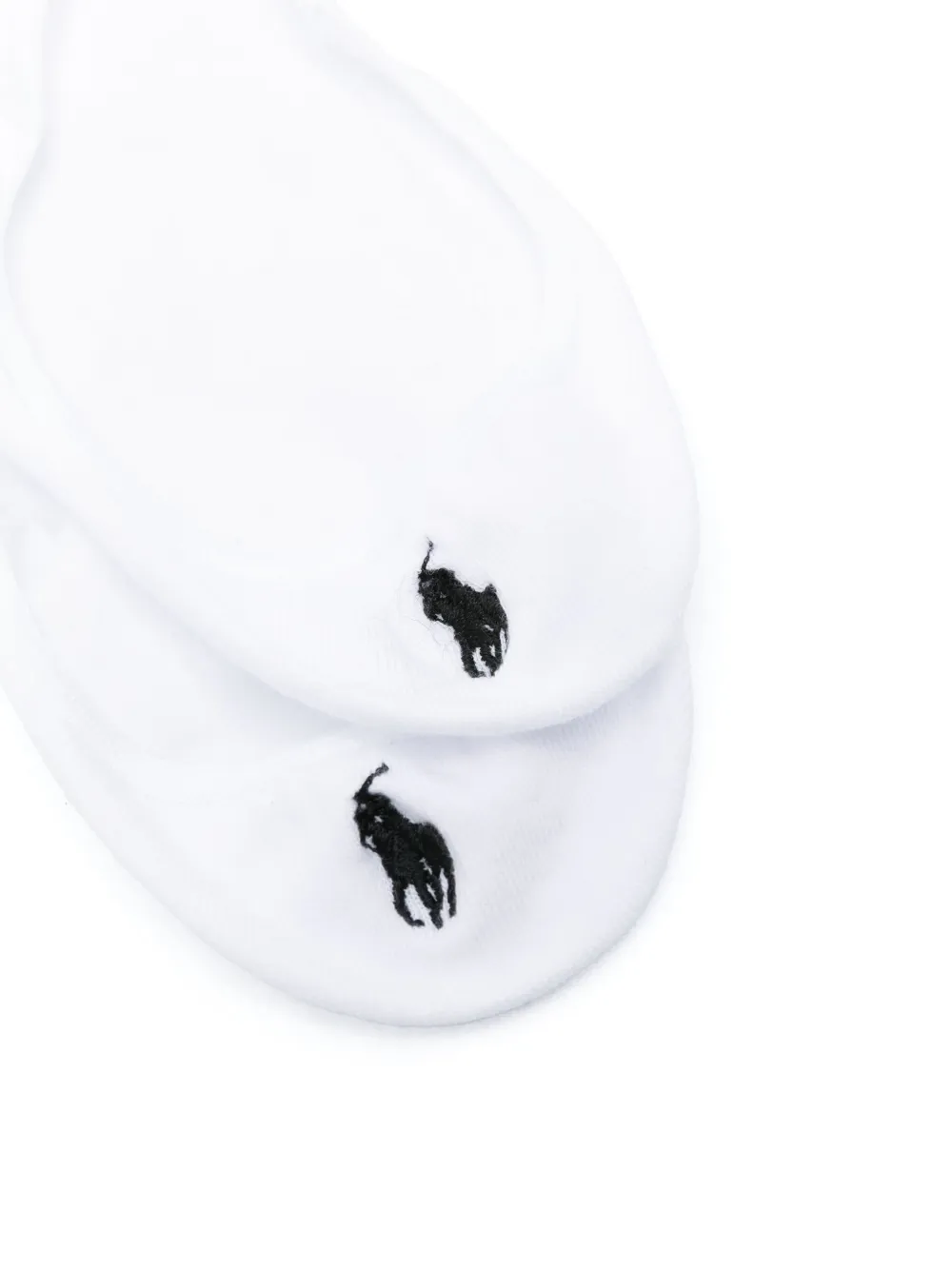 Polo Ralph Lauren Drie paar sokken met Polo Pony patroon Wit