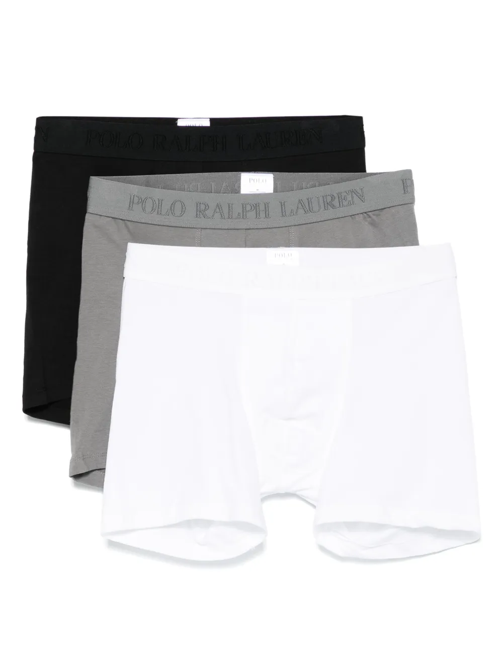 Polo Ralph Lauren Logo-waistband Boxers (pack Of Three) 