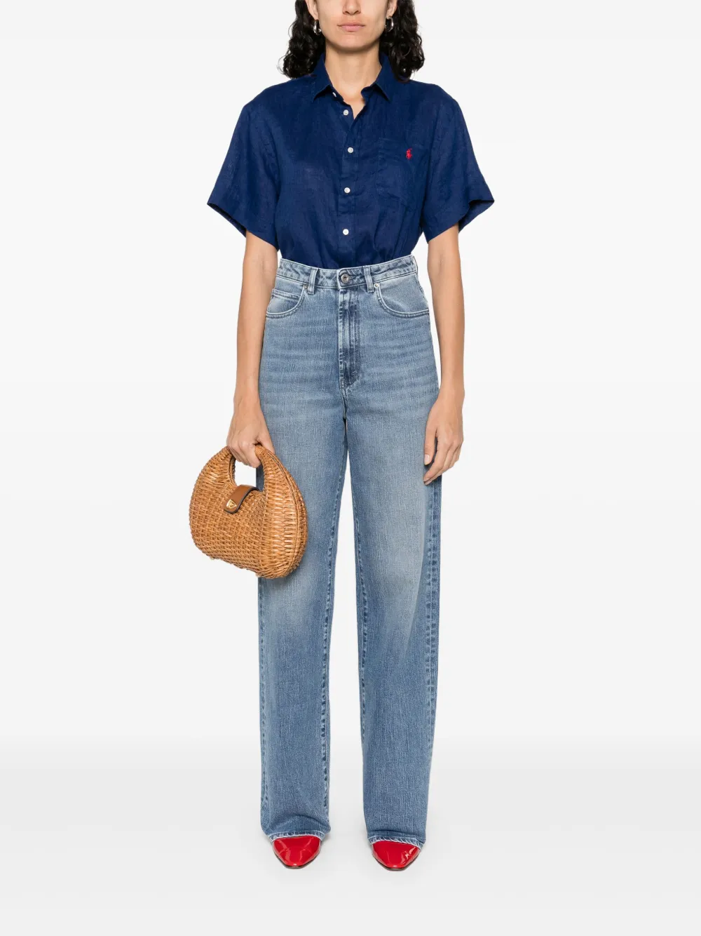 Polo Ralph Lauren Polo Pony blouse Blauw