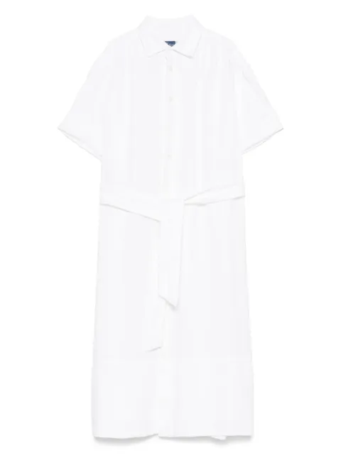 Polo Ralph Lauren robe en lin à taille ceinturée